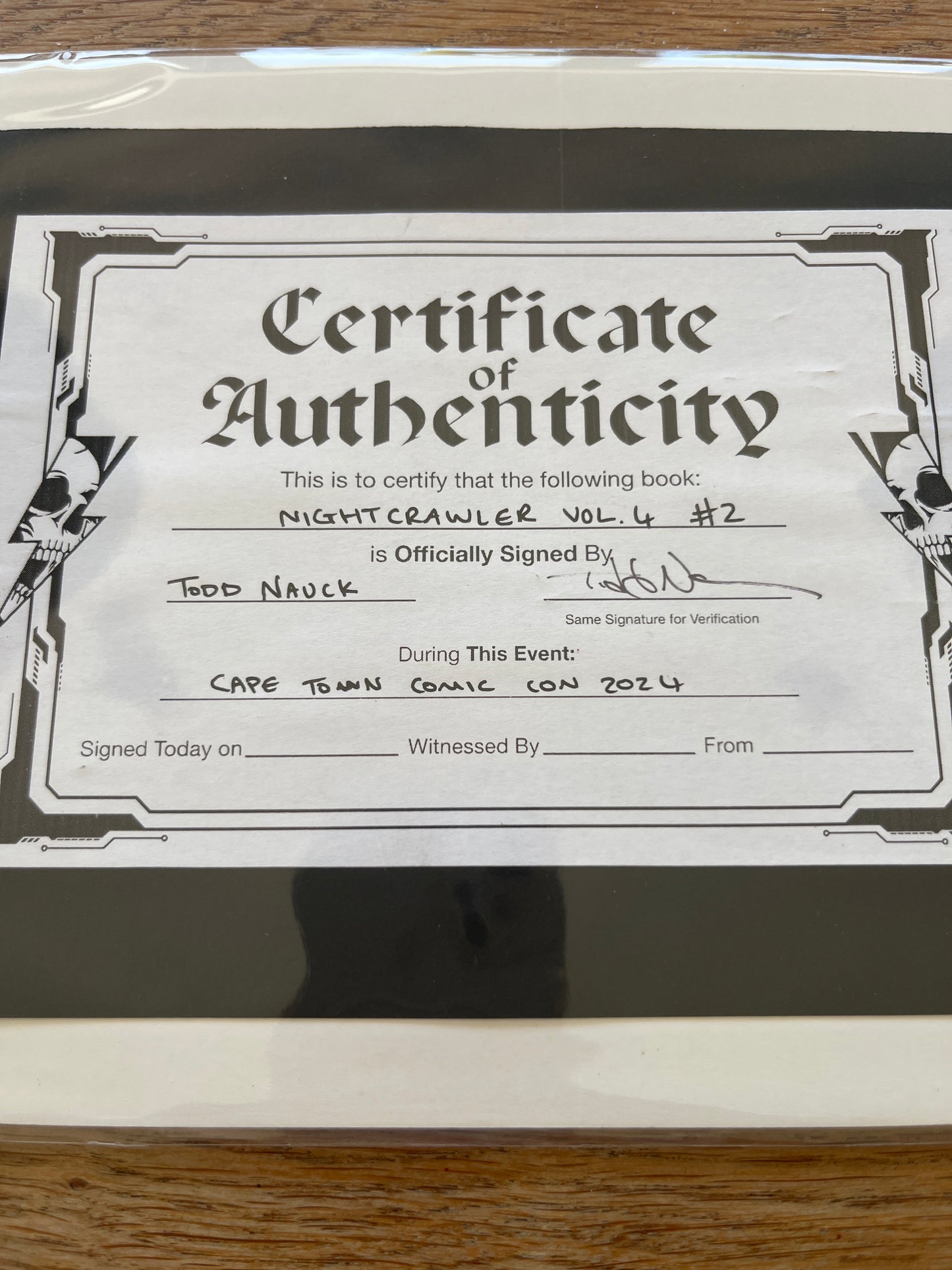 Nightcrawler #2 signed by Todd Nauck