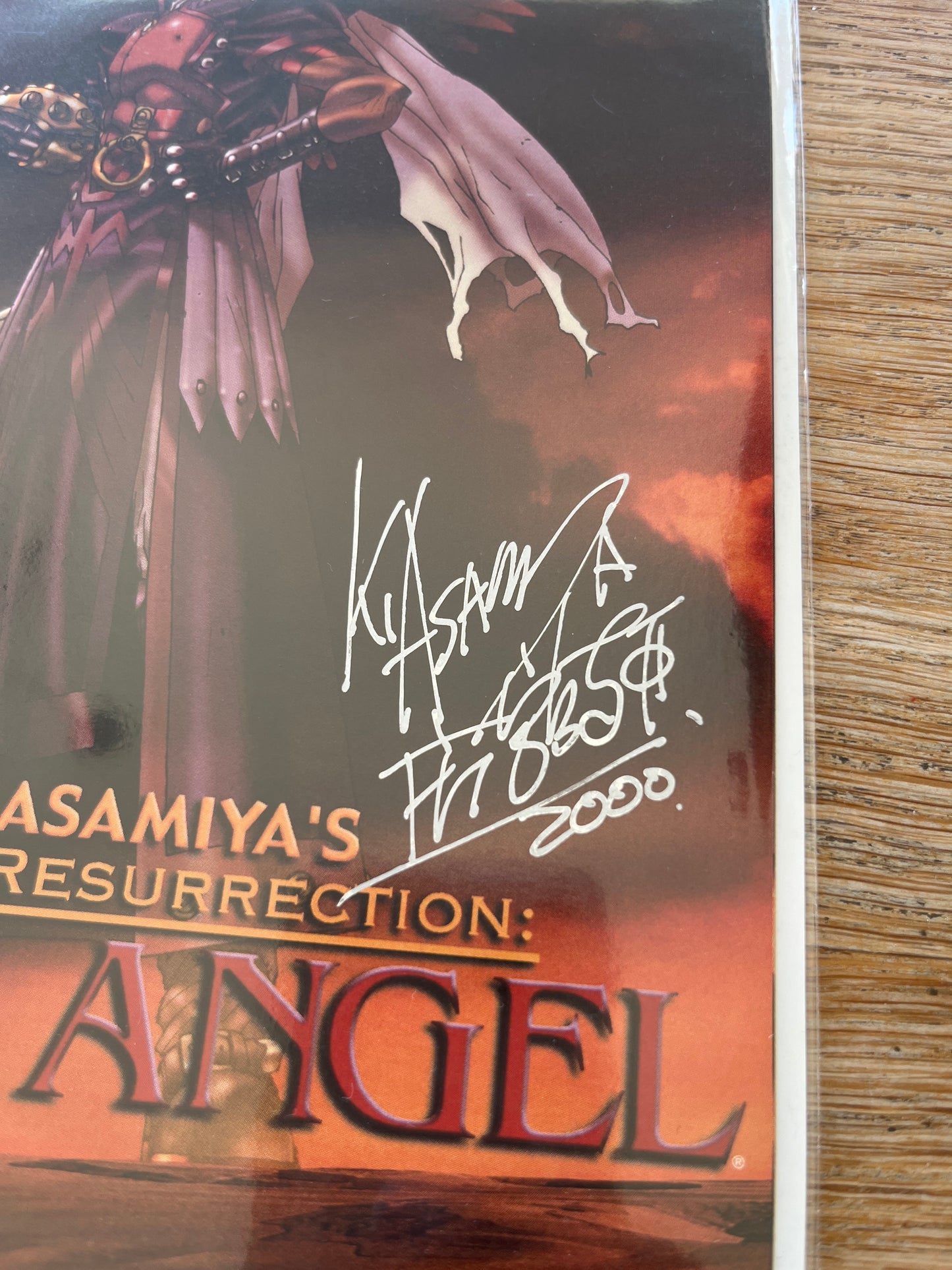 Kia Asamiya’s Phoenix Resurrection: Dark Angel #1 signed by Kia Asamiya