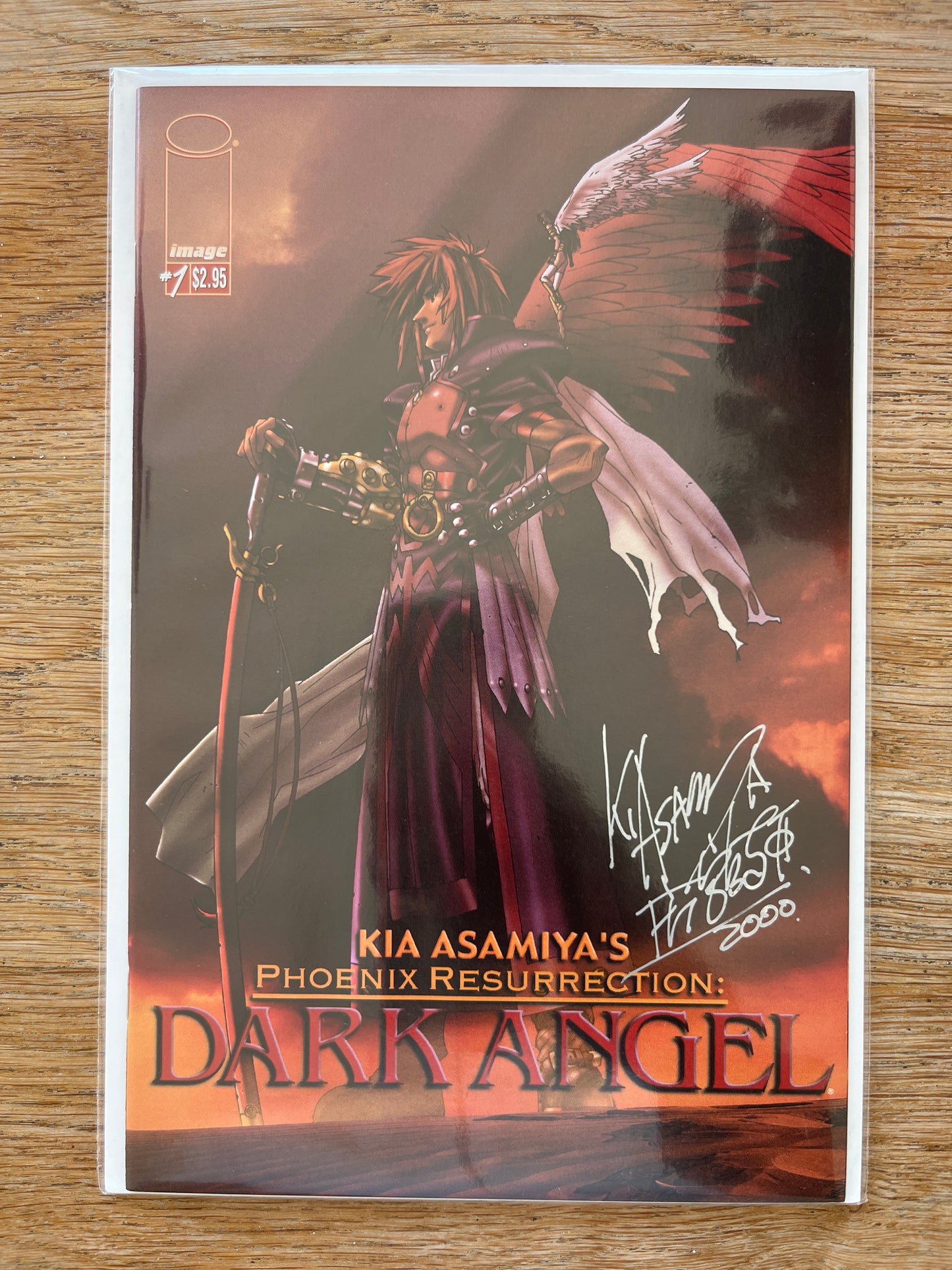 Kia Asamiya’s Phoenix Resurrection: Dark Angel #1 signed by Kia Asamiya