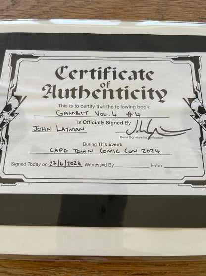 Gambit #4 signed by John Layman