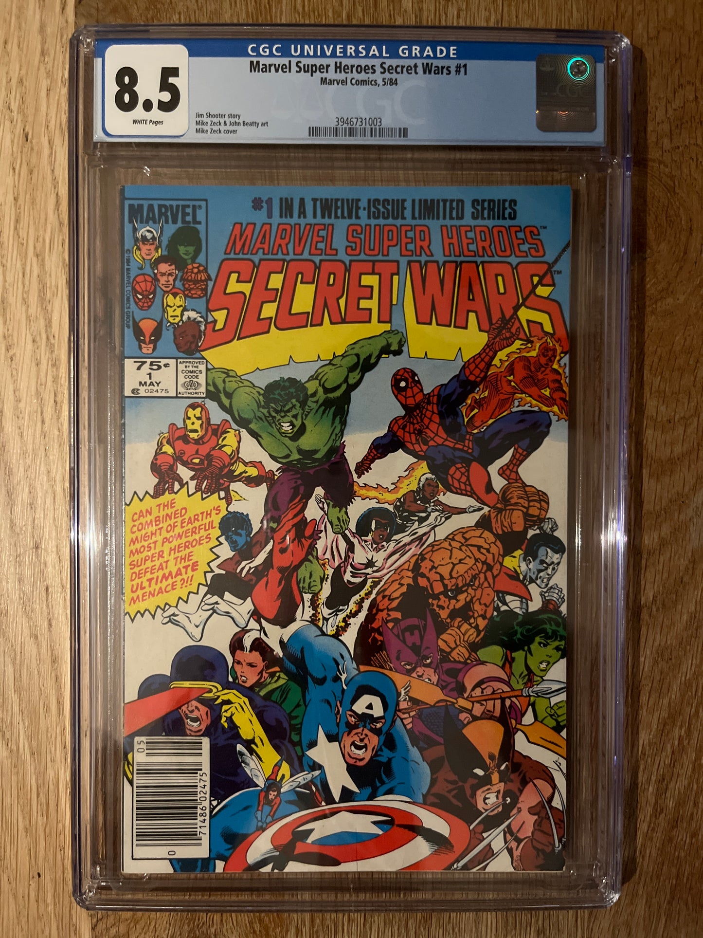 Marvel Super Heroes Secret Wars #1 CGC 8.5
