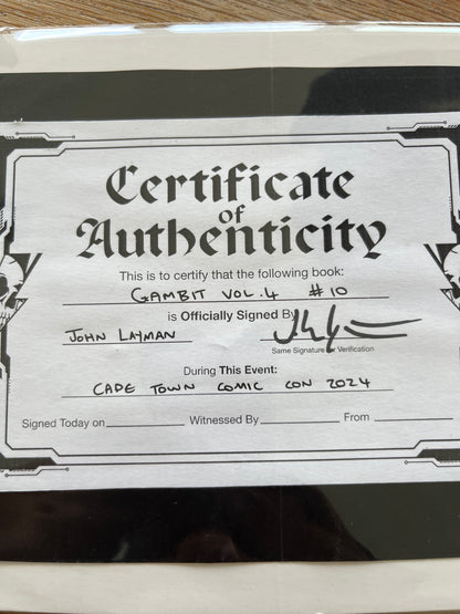 Gambit #10 signed by John Layman