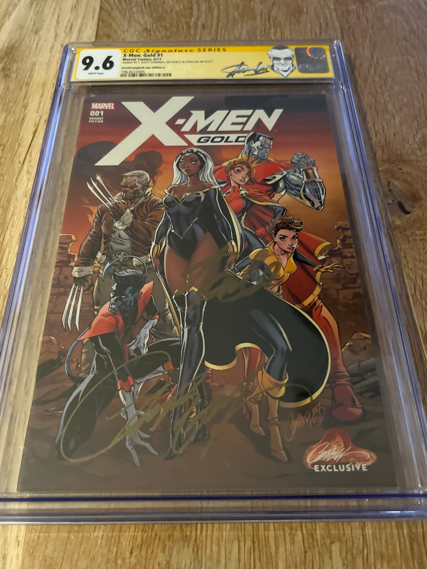 X-Men Gold #1 CGC 9.6 (Signed by Stan Lee and J Scott Campbell)