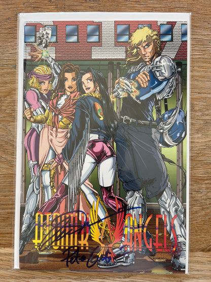 Atomik Angels #0 Intrep-Edition Preview signed by Gutierrez and William Tucci