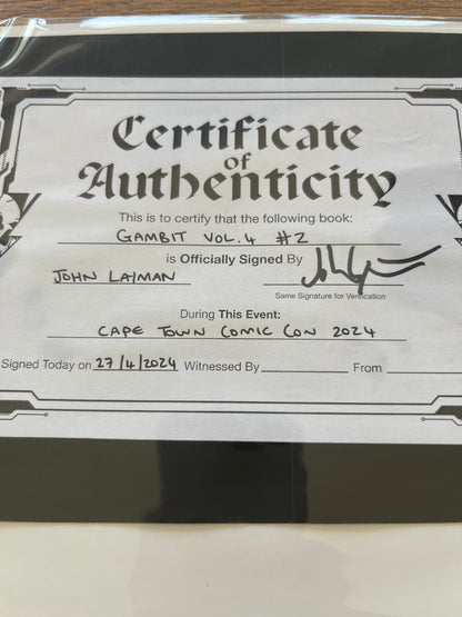 Gambit #2 signed by John Layman