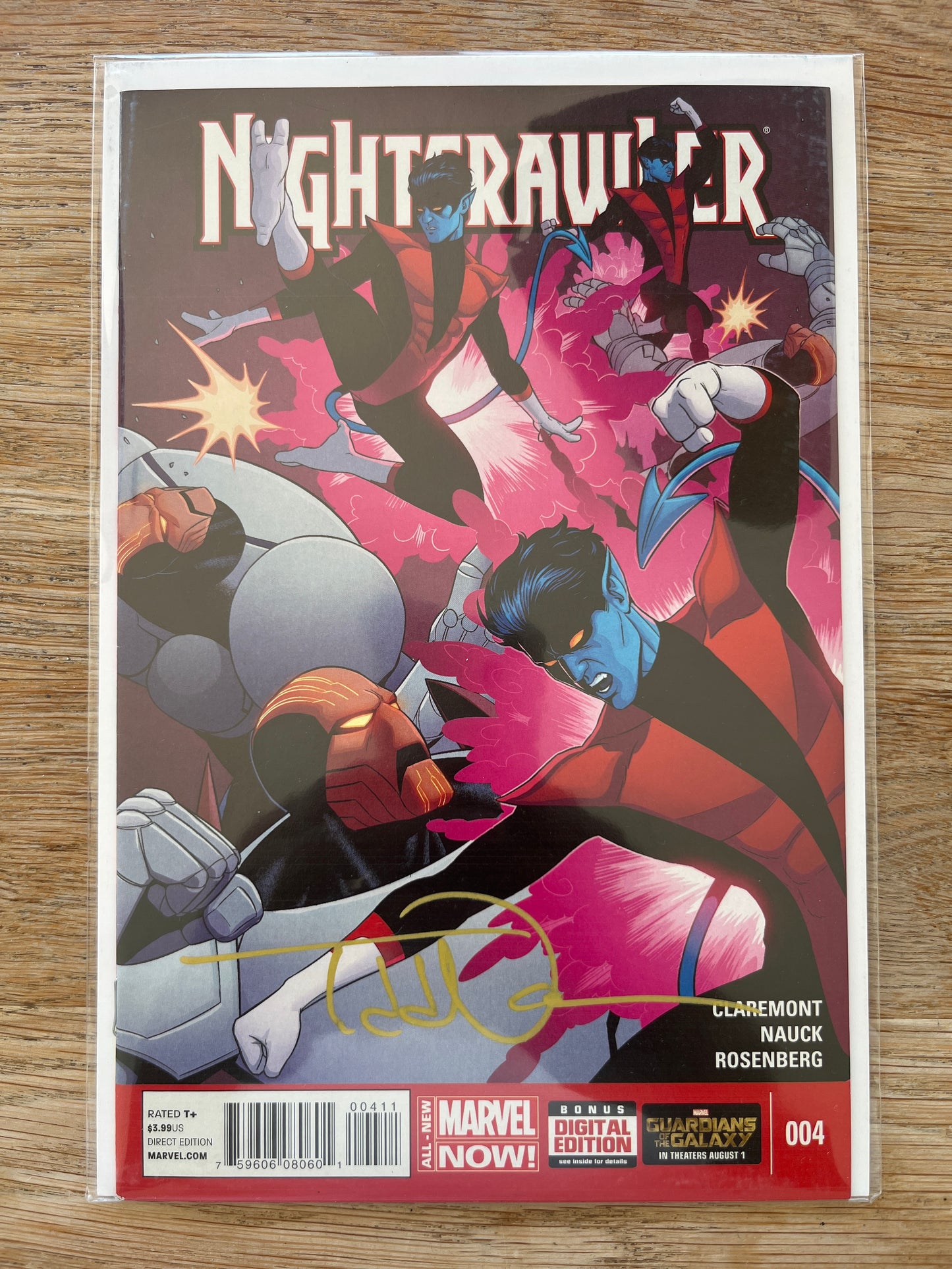 Nightcrawler #4 signed by Todd Nauck