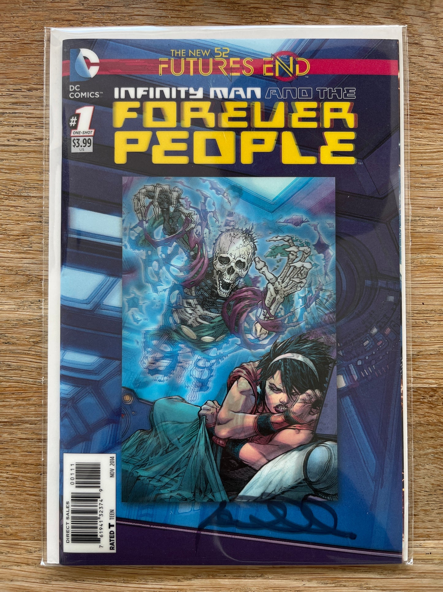 Infinity Man and the Forever People: Futures End #1 signed by Dan Didio