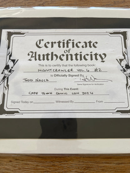 Nightcrawler #2 signed by Todd Nauck