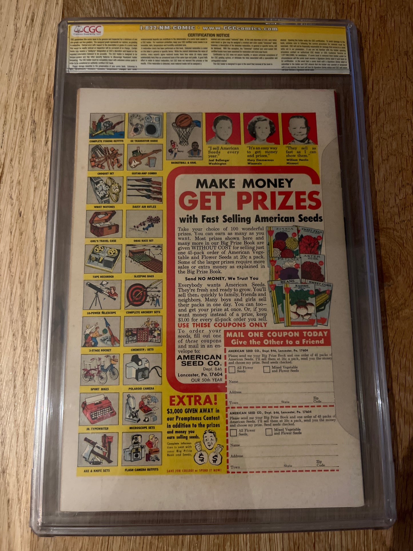 Sub-Mariner #2 CGC 6.5 (Signed by Stan Lee)