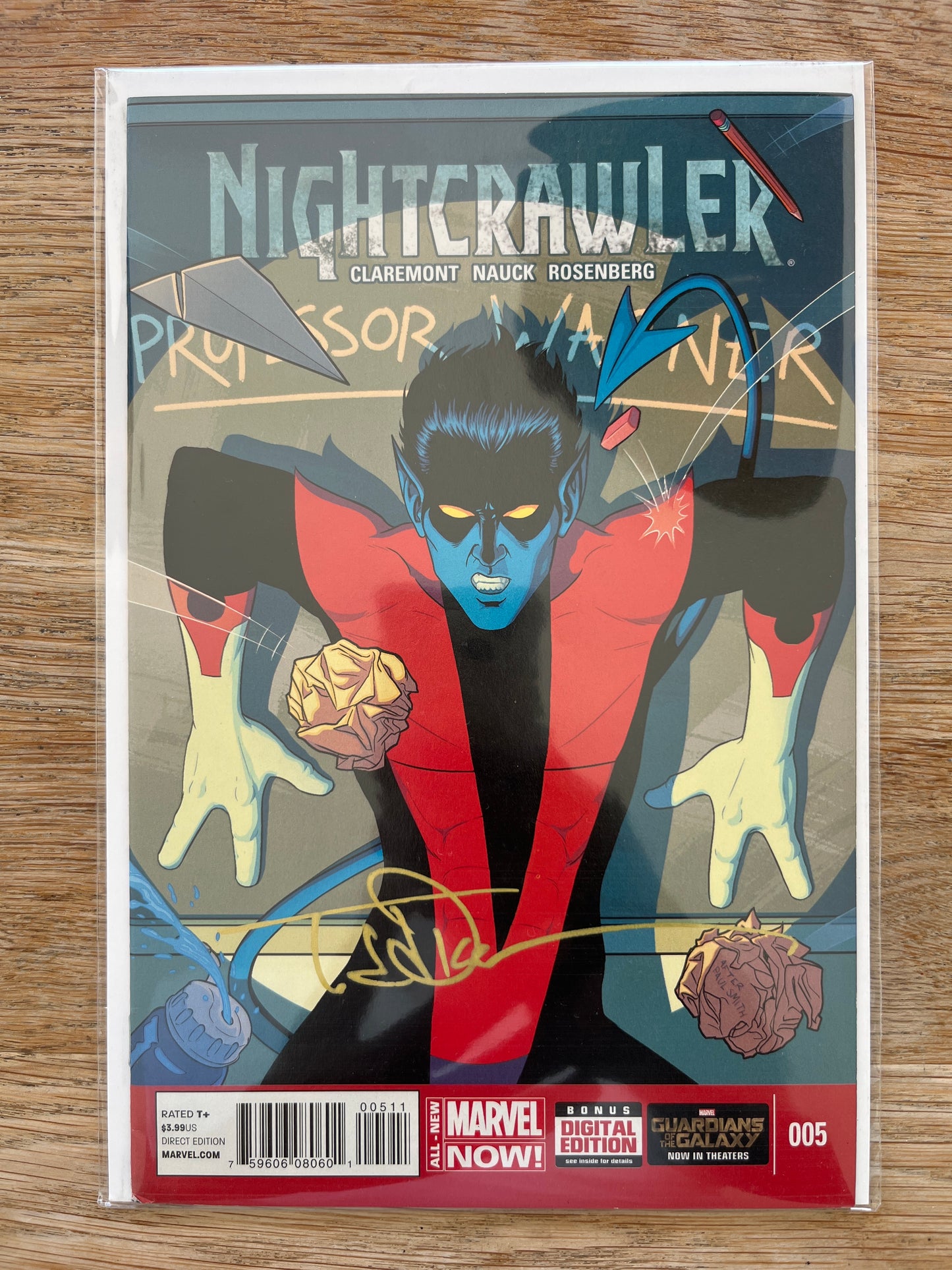 Nightcrawler #5 signed by Todd Nauck
