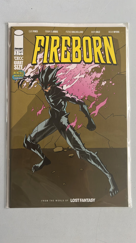 Fireborn 1 Invincible homage variant