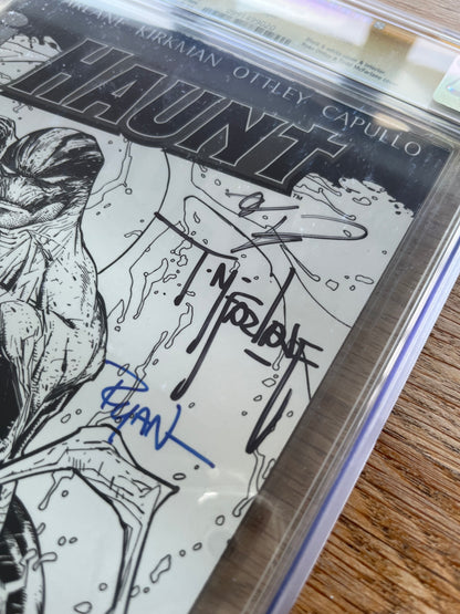 Haunt Preview CGC 9.9 (Signed by Robert Kirkman, Todd McFarlane and Ryan Ottley)