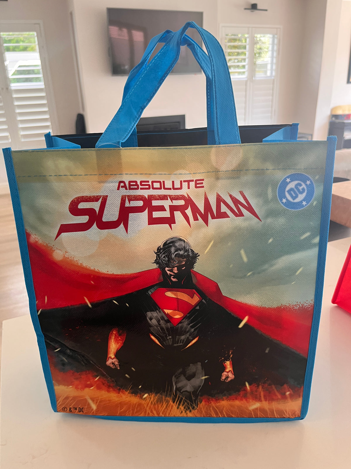 Official DC Licensed Reusable Bag - Superman / Absolute Superman